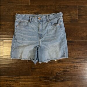 American Eagle Shorts Curvy Super Hi-Rise Shortie Size 14